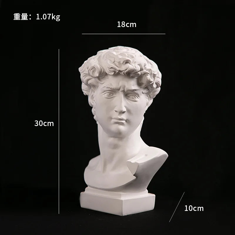 Modern Decorative Sculpture Resin | David 6