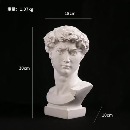 Modern Decorative Sculpture Resin | David 6