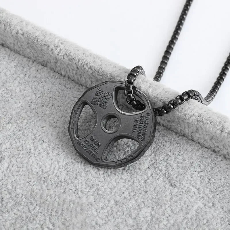 Variant image for Men's Necklace Black Boxing Gloves Pendant Metal Alloy | Urban Style-32