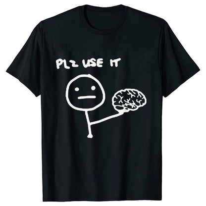 Variant image for Men's Graphic T-Shirt Black Cotton | Sarcastic Humor-3