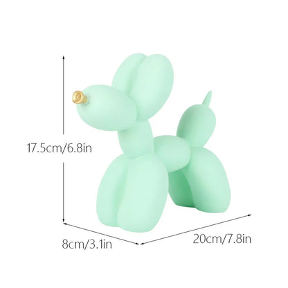 Variant image for Colorful Dog Balloon Sculpture Resin | Whimsical Home Decor-8