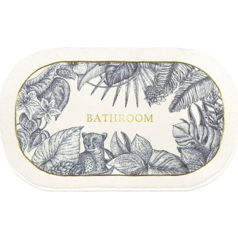 Variant image for Bathroom Rug Microfiber Non-Slip | Elegance-5