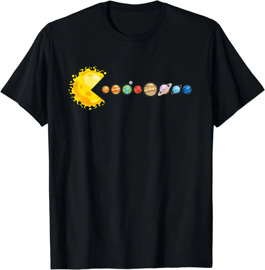 Women Graphic T-Shirt Black Cotton | Celestial Dreamer-1