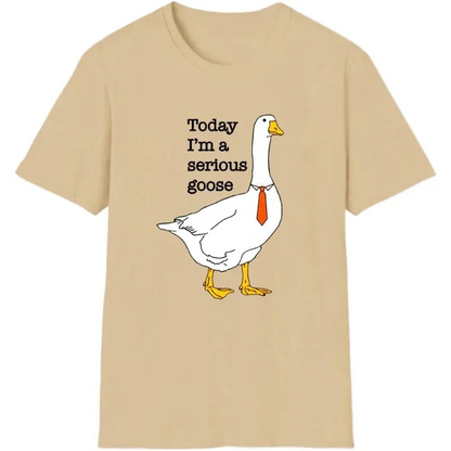 Men's T-Shirt White Cotton | Goose Humor-5
