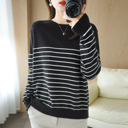 Striped Knit Sweater | Debora