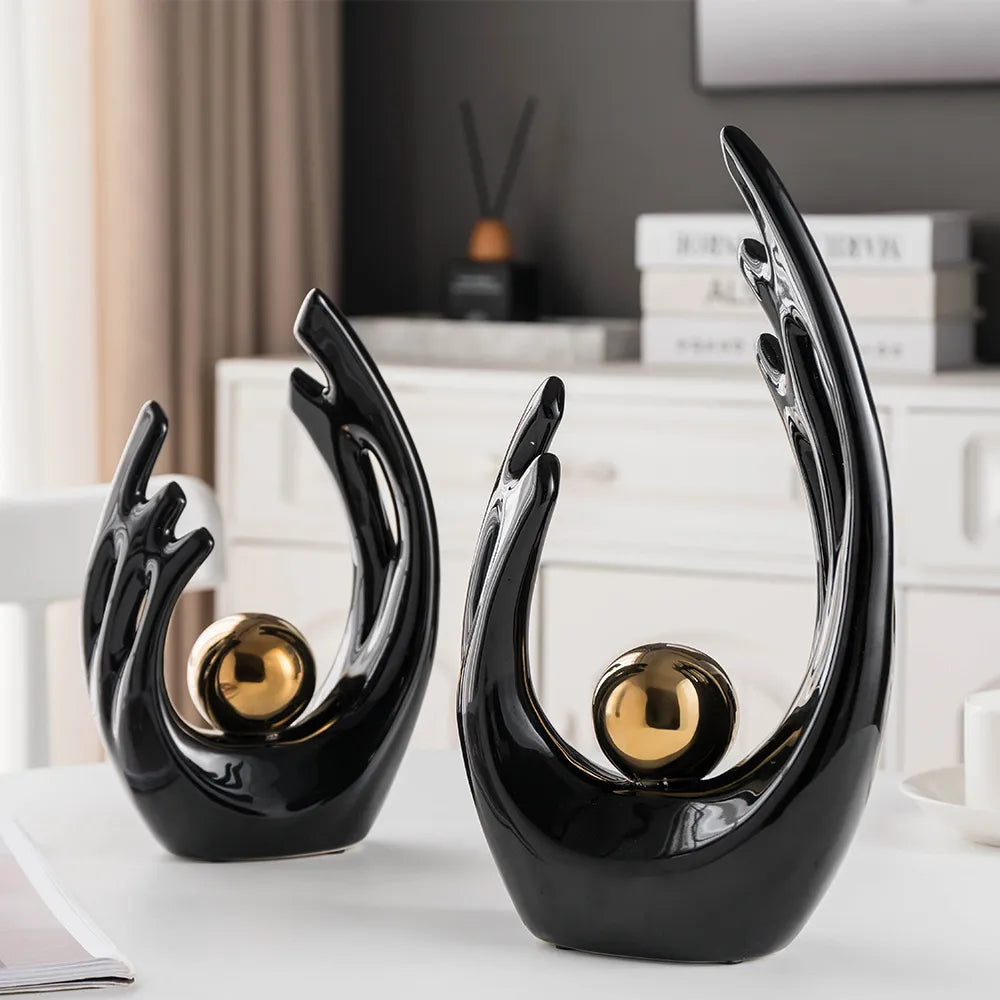 Abstract Sculpture Home Decor Resin | Elegance 2