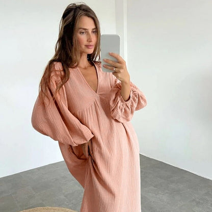 Noa Puffy Sleeve Dress - Elegante zoete pofjurk voor elke gelegenheid