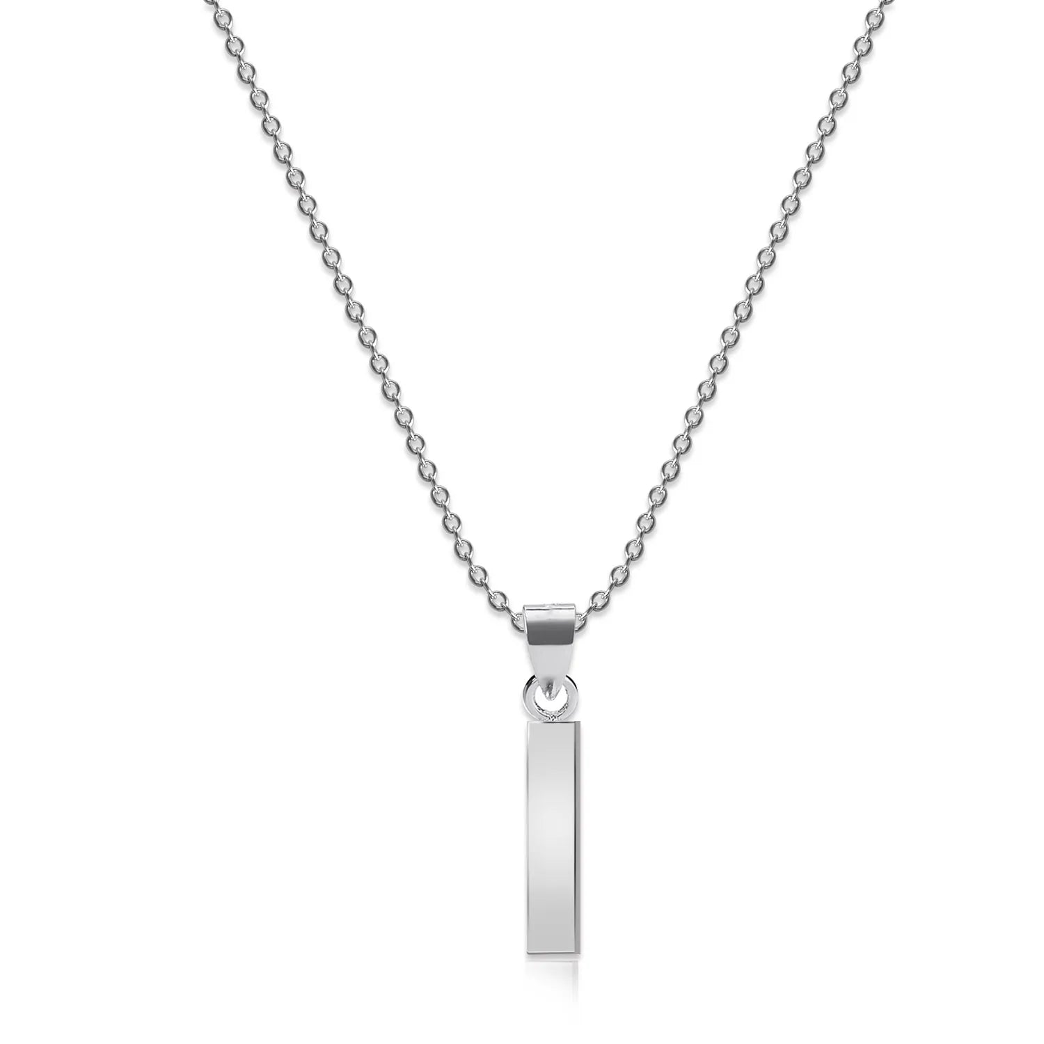 Variant image for Men's Pendant Necklace Silver Stainless Steel | Urban Style-6