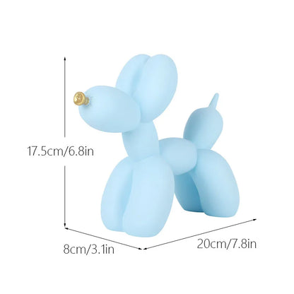 Variant image for Colorful Dog Balloon Sculpture Resin | Whimsical Home Decor-6