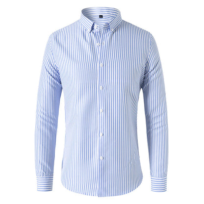 Striped Long Sleeve Shirt for Men | Ethan