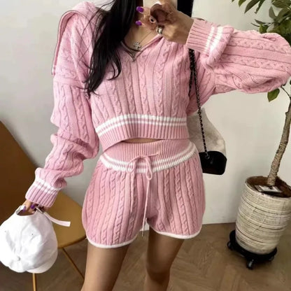 Women Cozy Knitted Two-Piece Set | Onora