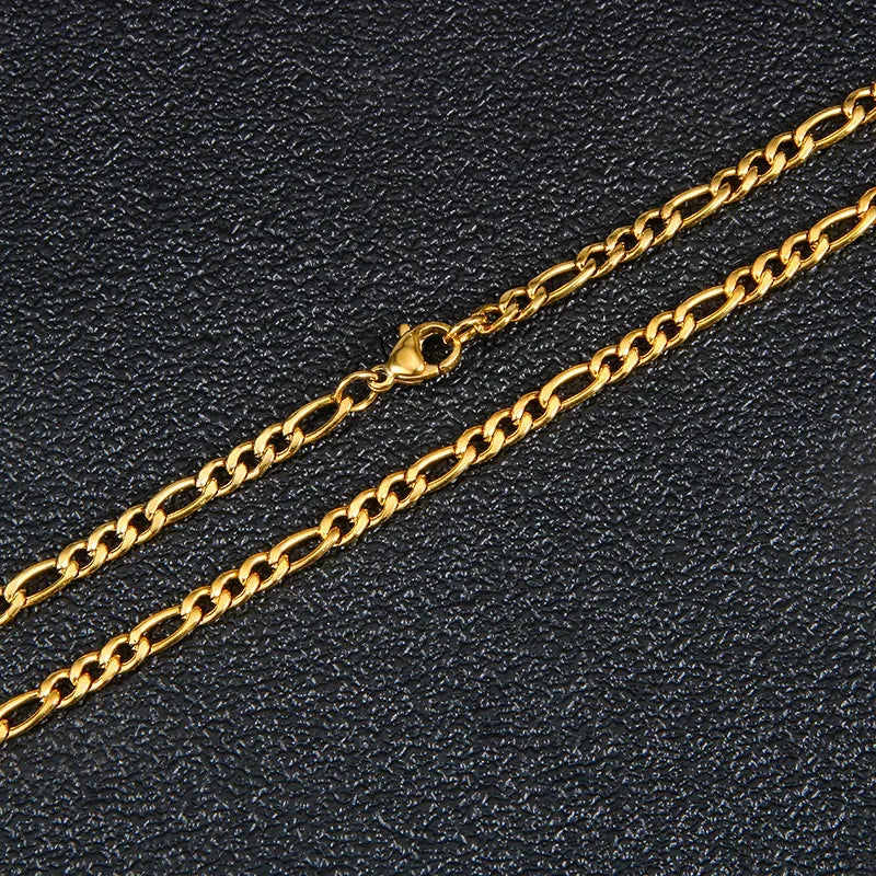 Men's Chain Necklace Silver Stainless Steel | Urban Style-5