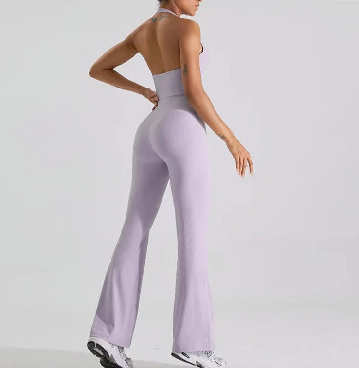 Variant image for Women Jumpsuit Black Nylon Spandex | Haven-9