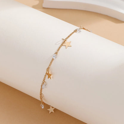 Women Star & Crystal Anklet | Lyra
