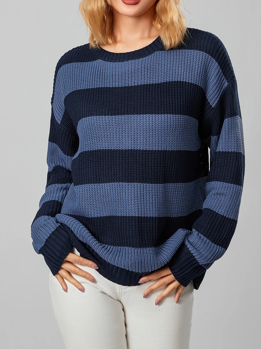 Striped Knit Sweater | Honey