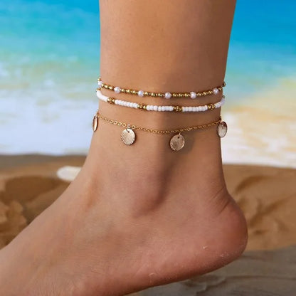 Women Triple-Chain Anklet | Callista