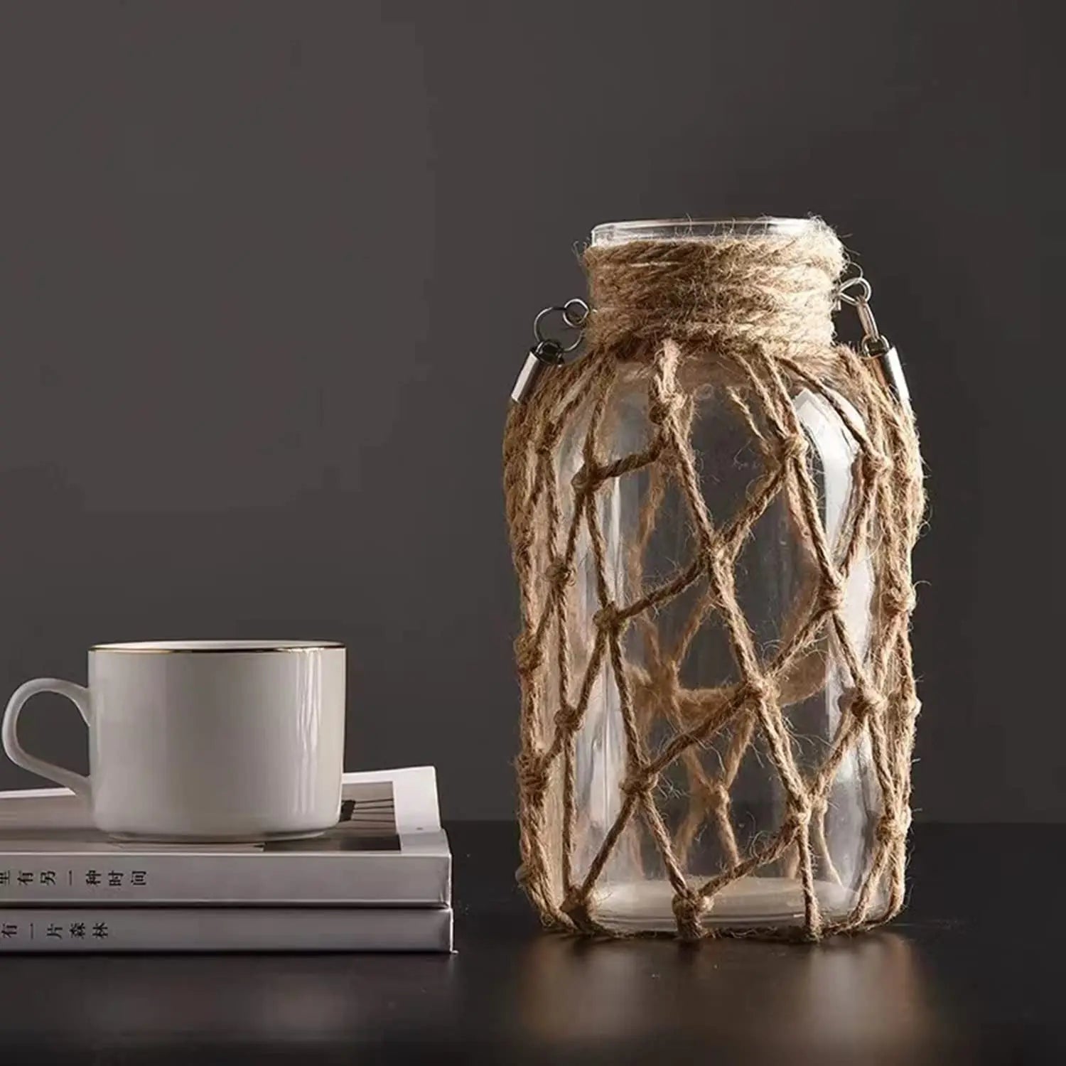Decorative Vases Glass Set Rustic | Home Elegance 5