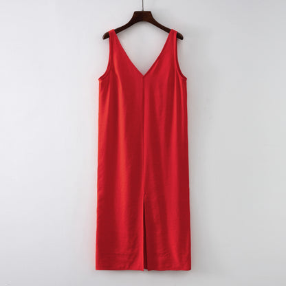 Minimalist Sleeveless Slip Dress | Janetta