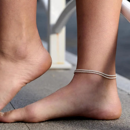 Women Crystal Chain Anklet | Ianthe