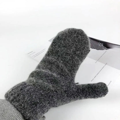 Women Soft Knit Mittens | Wilma