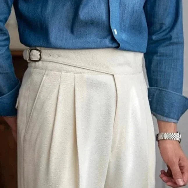 Variant image for Women Trousers Black Midweight Fabric | Elegant Style-25