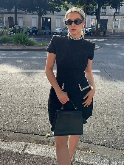 Tweed Mini Dress | Claribel