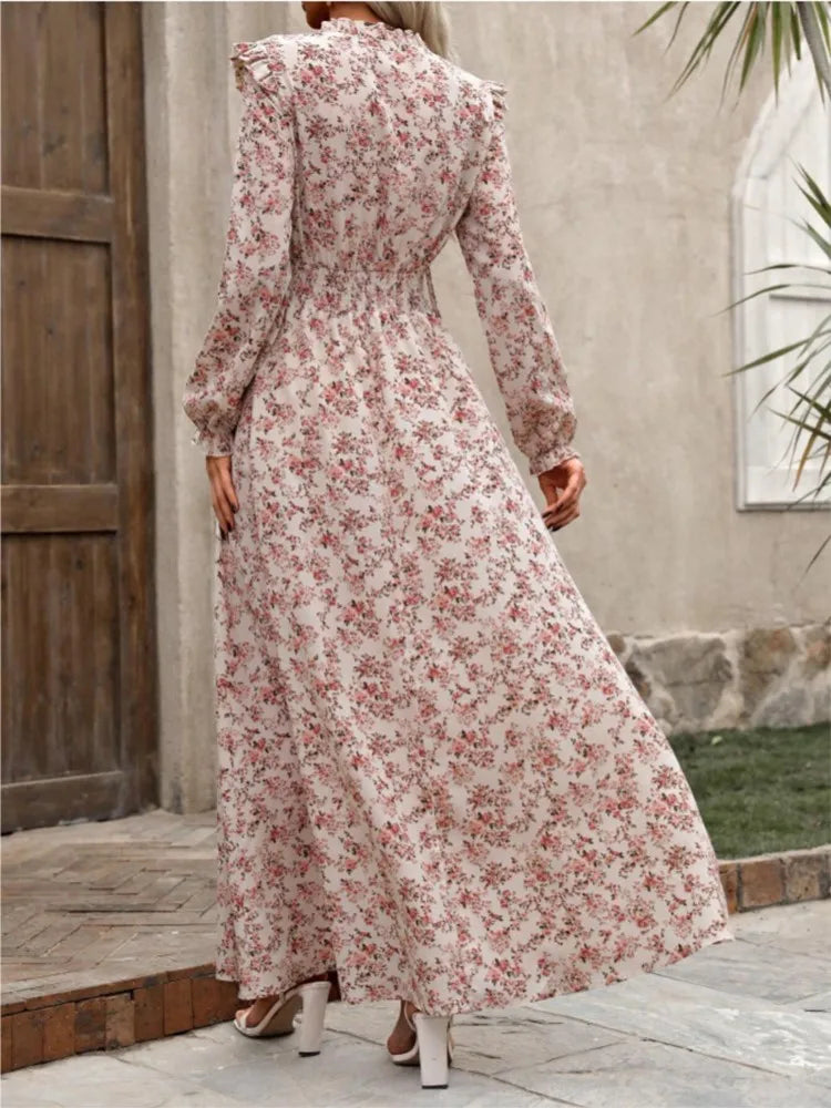 Vintage Floral Maxi Dress | Mikaela