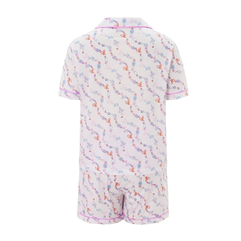 Short Sleeve Pajama Set | Damaris