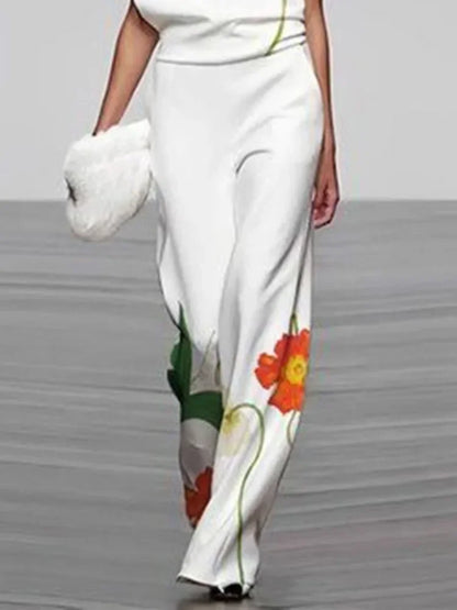 Women Floral Print Sleeveless Set | Pia