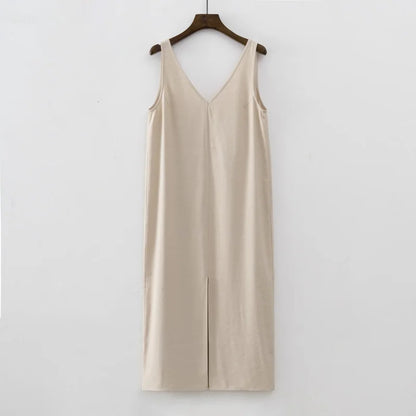 Minimalist Sleeveless Slip Dress | Janetta