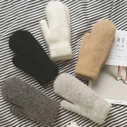 Women Soft Knit Mittens | Wilma
