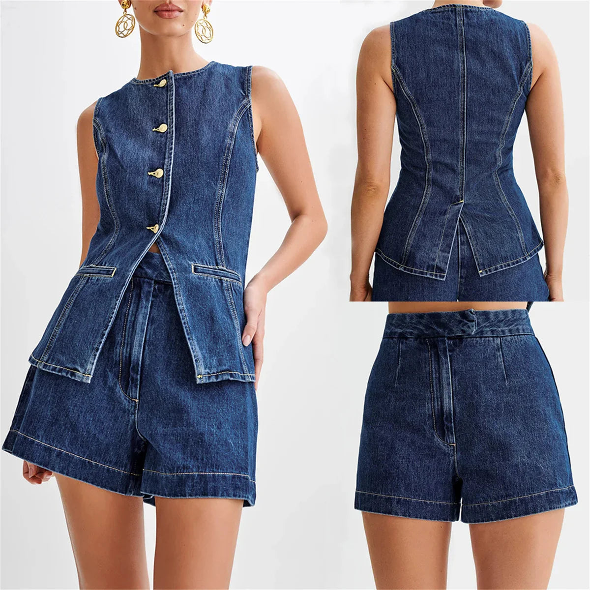 Stacy | Casual Denim Set