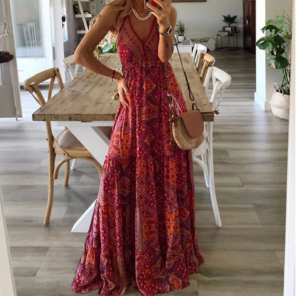 Women Boho Printed Maxi Dress | Seraphina