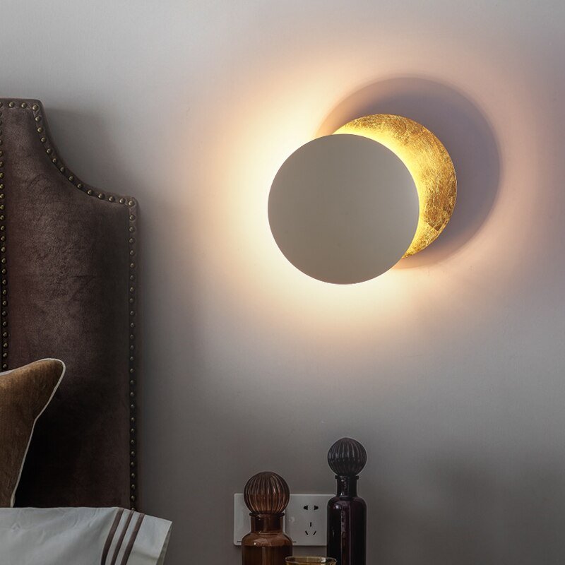 Outdoor Wall Sconce Solar Eclipse Design Weather-Resistant | Artistic Lighting Accent-6
