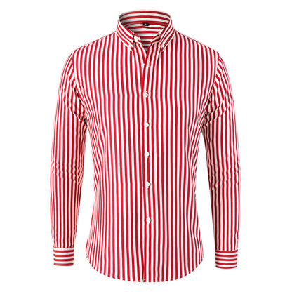 Striped Long Sleeve Shirt for Men | Ethan