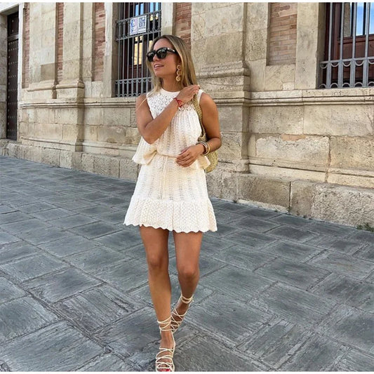 Women Crochet Two-Piece Set | Amari