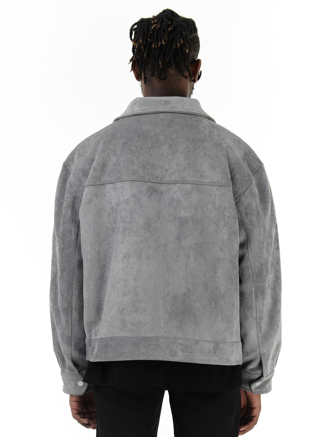 Suede Bomber Jacket | Fenello