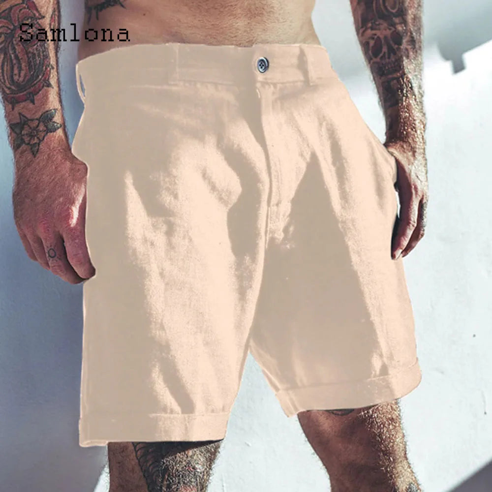 Men's Linen Shorts | Sarlona