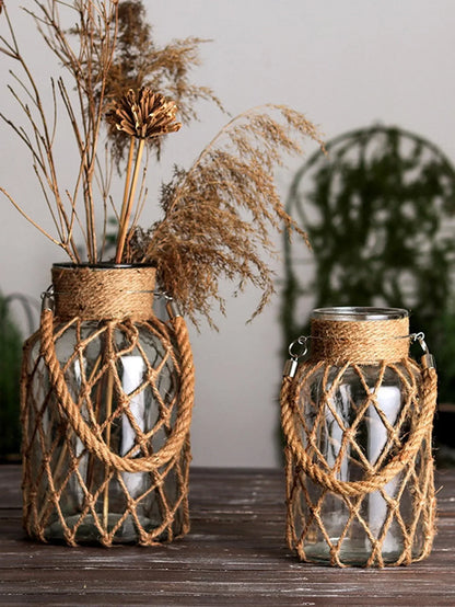Decorative Vases Glass Set Rustic | Home Elegance 2