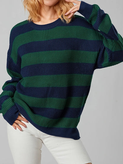 Striped Knit Sweater | Honey