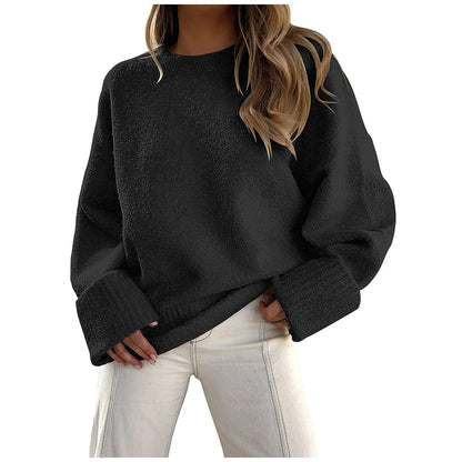 Women Cozy Oversized Textured Sweater | Yasmin