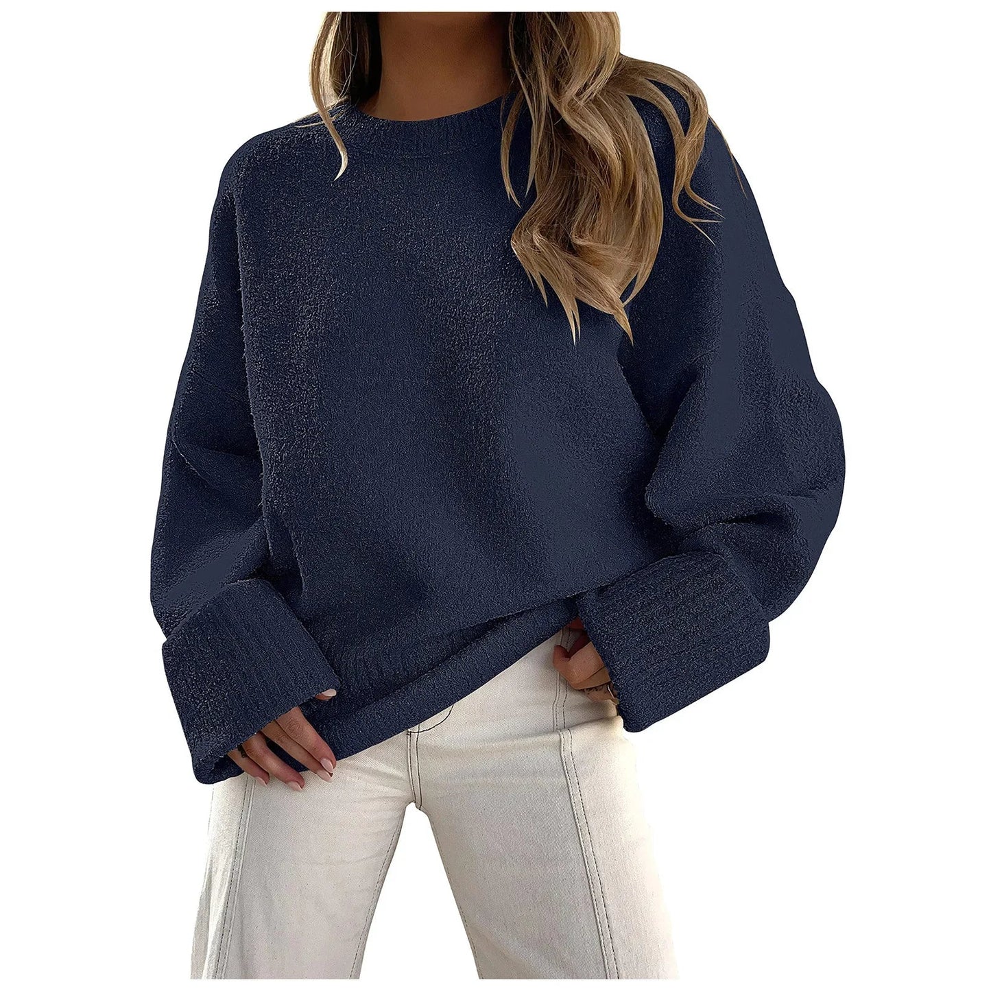 Women Cozy Oversized Textured Sweater | Yasmin