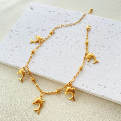 Women Gold Charm Anklet | Celestine