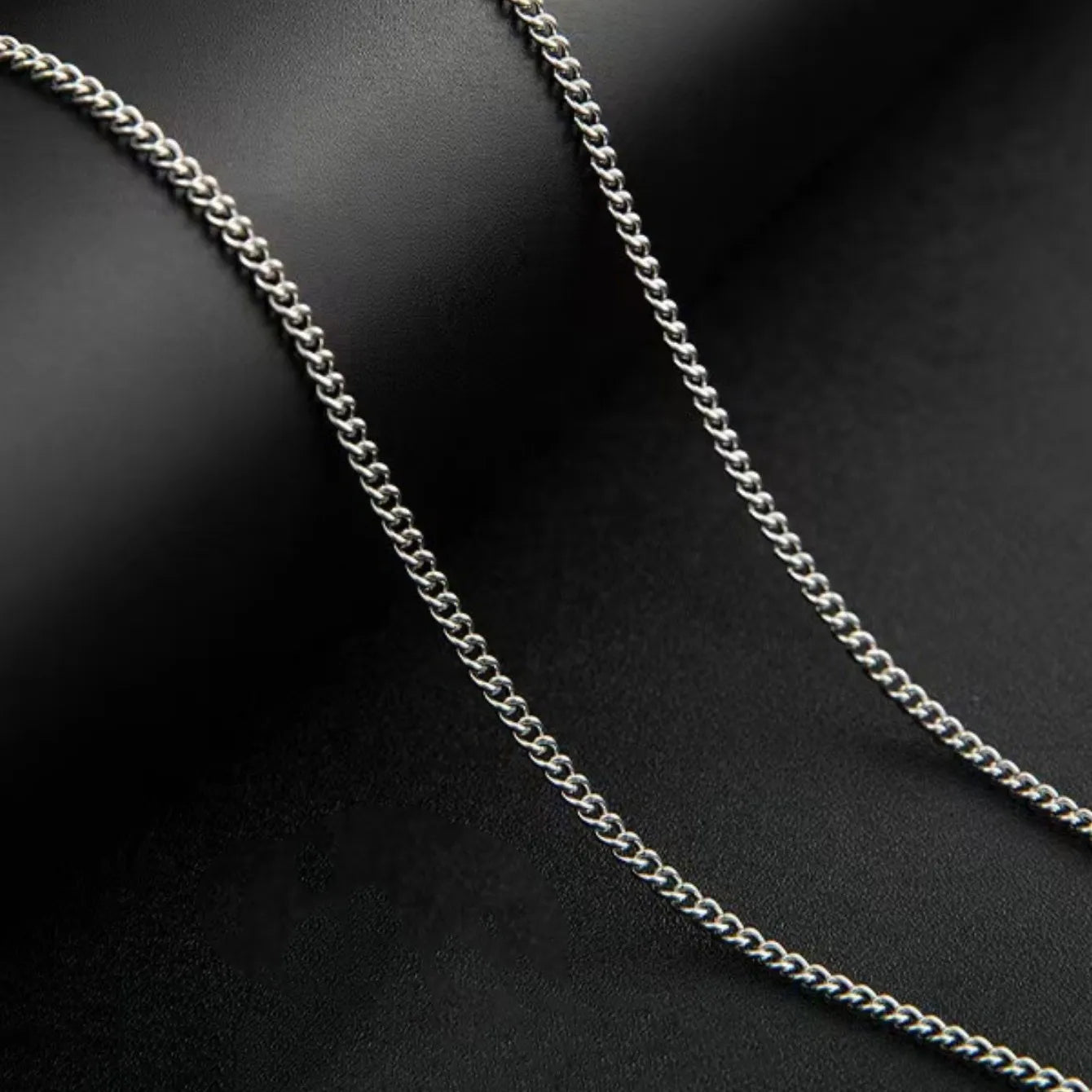 Men's Cuban Link Chain Necklace 3mm Stainless Steel | Trendsetter-5