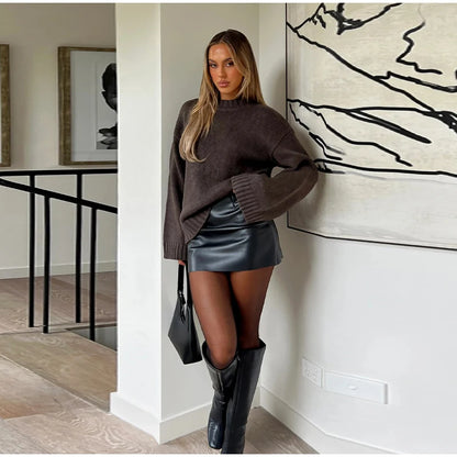 Oversized Knit Sweater | Gilda