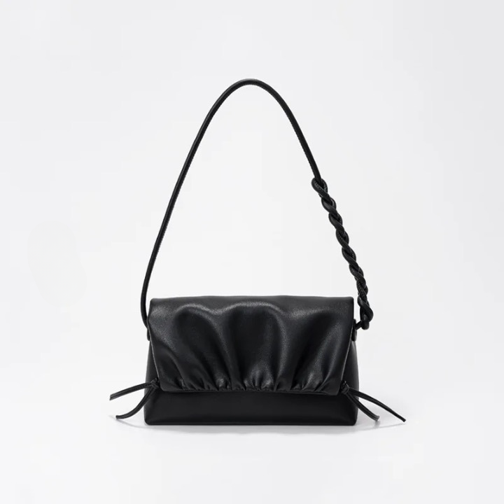 Ruched Detail Flap Bag | Alba