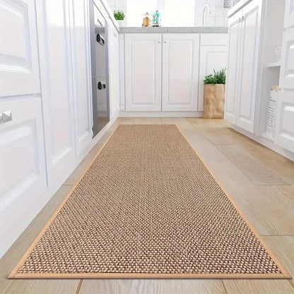 Non-Slip Bath Mat Beige Jute | CozyStep 3