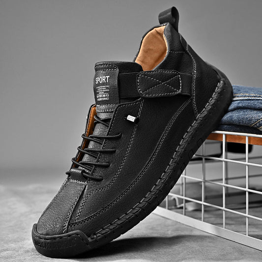 Men's Classic Shoes Black Leather | Jack-1