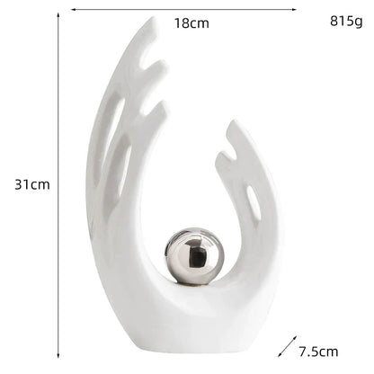 Abstract Sculpture Home Decor Resin | Elegance 3