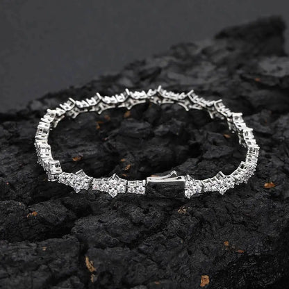 Men Diamond Link Chain Bracelet | Ronel